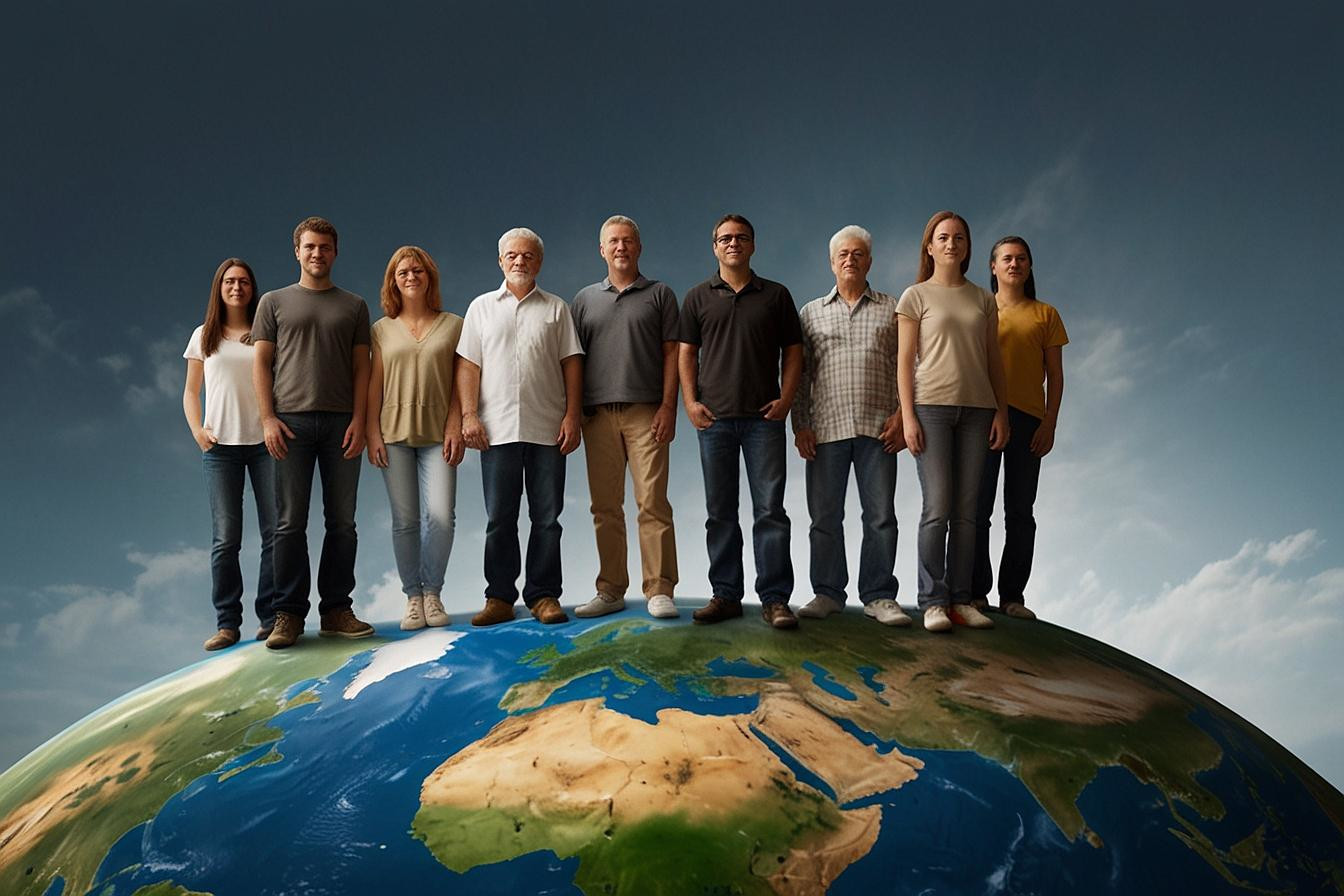 Headerbild mit Gruppe von Menschen und Titelslogan Inklusion Konkret